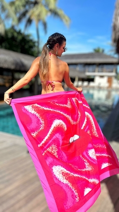 Pareô Boca Tie Die - Sol e Sal Beach