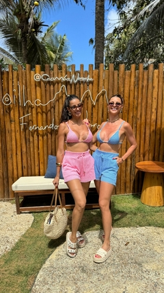 Shorts Loren Rosa Chiclete na internet