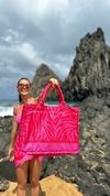 Bolsa Zebra Noronha Pink/Vermelho