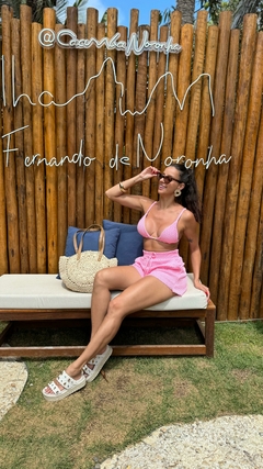 Shorts Loren Rosa Chiclete - comprar online