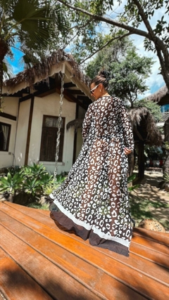 Saída Longa Onça Authentic Preto/Branco - comprar online