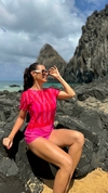 T-Shirt Zebra Noronha Pink/vermelho