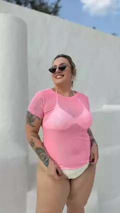T-Shirt Ilha Bela Rosa Chiclete - comprar online