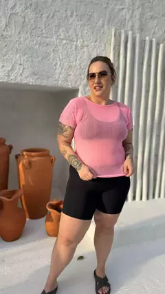 T-Shirt Ilha Bela Rosa Chiclete
