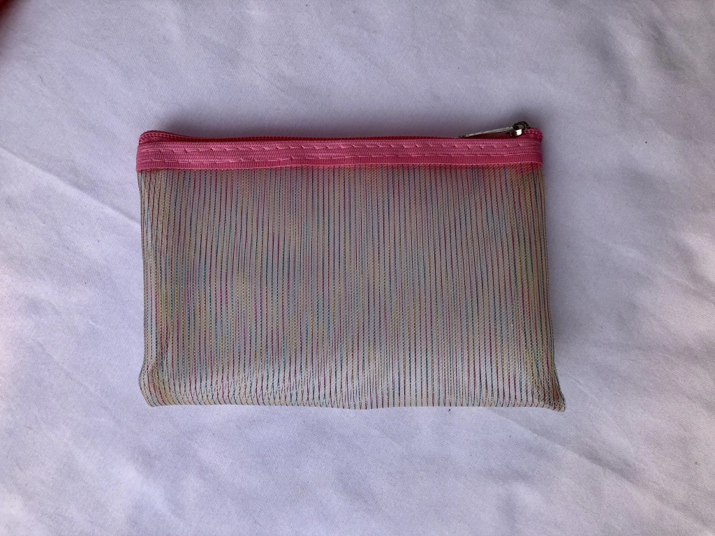 Necessaire Tela Rosa Claro Colors