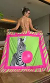 Pareô Zebra Pink Lima