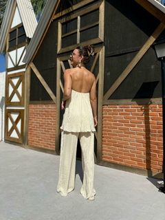 Calça Ferrara OffWhite - Sol e Sal Beach