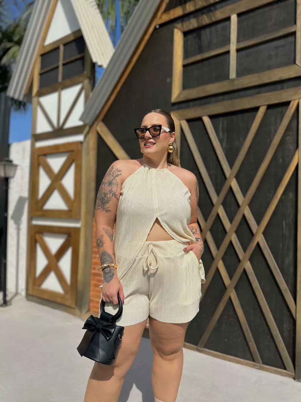 Blusa Ferrara OffWhite
