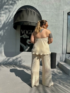 Conjunto Ferrara Calça + Blusa OffWhite - Sol e Sal Beach