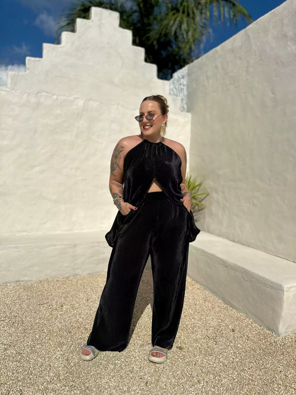 Conjunto Ferrara Calça + Blusa Preto