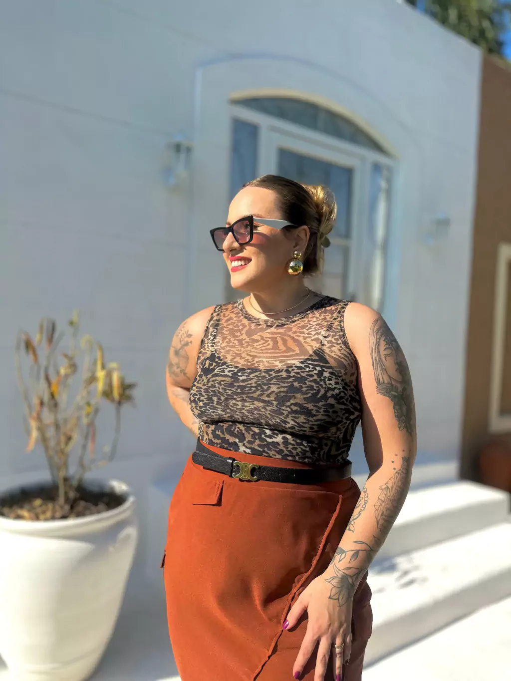 Body Sem Manga Onça Marbella