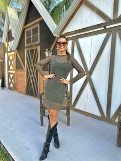 Vestido Cheers Croco