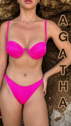 Biquíni Sem Alça Ágatha Pink