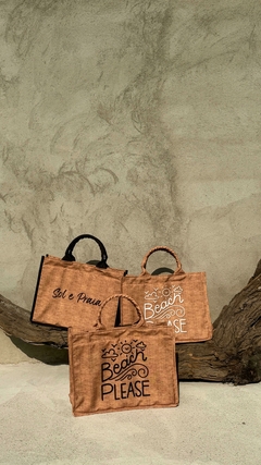 Bolsa Palha Beach Please Preto - comprar online