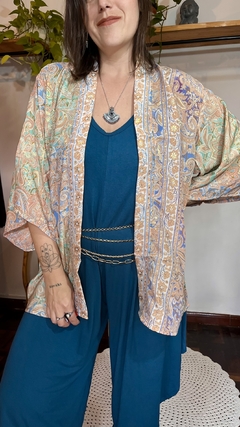 Kimono em seda indiana - loja online