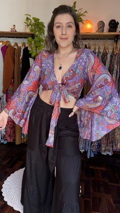 Blusa em seda indiana - loja online