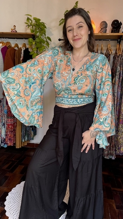 Blusa em seda indiana - comprar online
