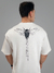 Camisa oversize Thronus off White nature - Thronus