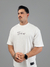 Camisa oversize Thronus off White nature - comprar online