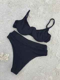 Biquíni Retrô Wave Black