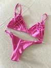 Biquíni Alê Macramê Rosa