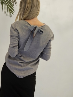 SWEATER LUREX ESPALDA CON LAZO 67680 - comprar online