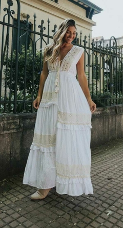 VESTIDO SOLERO LARGO (68671) - var's by carmin