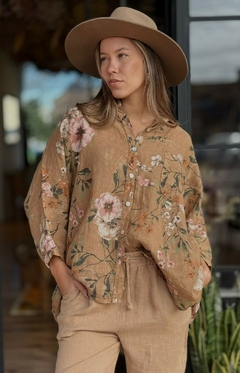 Camisa 100% lino 70304 - comprar online