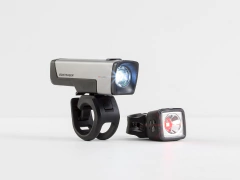 Conjunto Bontrager de Farol Ion Comp R e Sinalizador Flare R City para Bicicletas