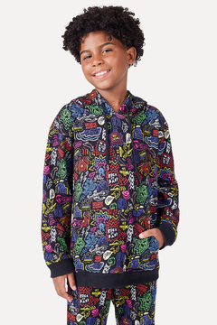 HOODIE MINI MOLETOM STREET ART - comprar online