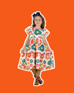 VESTIDO FLORAL PRECOCE - comprar online