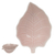 Mini Petisqueira de Cerâmica Folha Rosa 4x13x9cm - Florarte