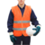 CHALECO FLUOR CON REFLECTIVO