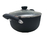 CACEROLA 24 CMS. ANTIADHERENTE C/TAPA CRISTAL -HUDSON VALLEY - Gourmet Shop