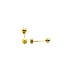 Broquel Honguitos 2mm Oro 14K - comprar en línea