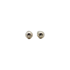 Broquel Honguitos Oro Blanco 14K de 3mm en internet