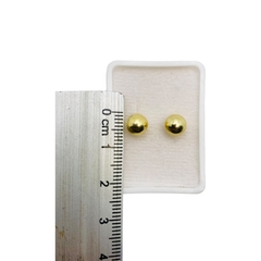 Aretes Broquel Dormilonas Oro 10K de 6mm - tienda en línea