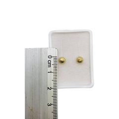 Imagen de Aretes Broquel Honguitos 4mm Oro 10K #1