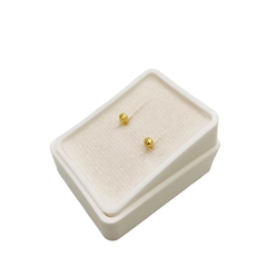 Broquel Honguitos 2mm Oro 14K - tienda en línea