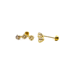 Aretes Broquel Constelación Estrellas Oro 10K - comprar en línea