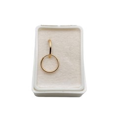 Arracadas Lisas en Oro Rosa de 10K de 1.1cm en internet
