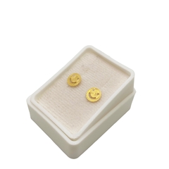 Broquel Carita Sonriente Oro 14K - tienda en línea