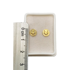 Imagen de Broquel Carita Sonriente Oro 14K