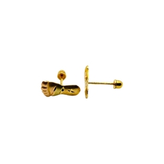 Broquel Piecitos en Oro Florentino 14K - comprar en línea