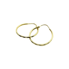 Arracadas Facetadas Oro 10K de 2.1cm - comprar en línea