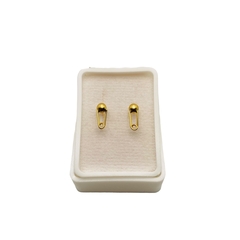 Broquel Brochecitos Oro 14K - Perfumería y Regalos Guedale