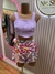 Conjunto Short Saia e Cropped Lilás na internet