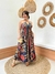 Vestido Longo Com Bojo - Estampa Jardim Escuro - comprar online