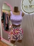 Conjunto Short Saia e Cropped Lilás - comprar online