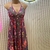 Vestido Longo Com Bojo - Estampa Floral Vinho na internet